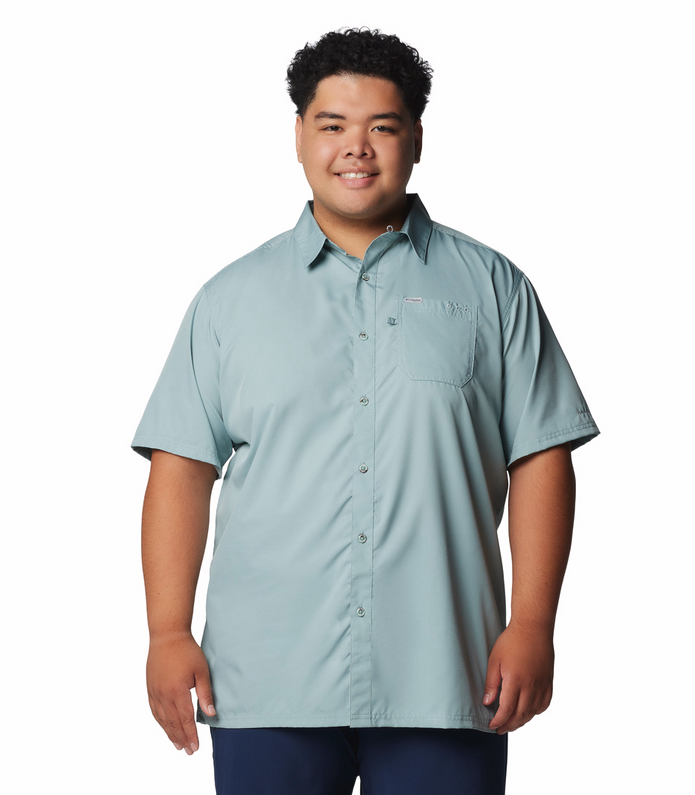 Columbia Men's Slack Tide Camp Shirt Crushed Blue