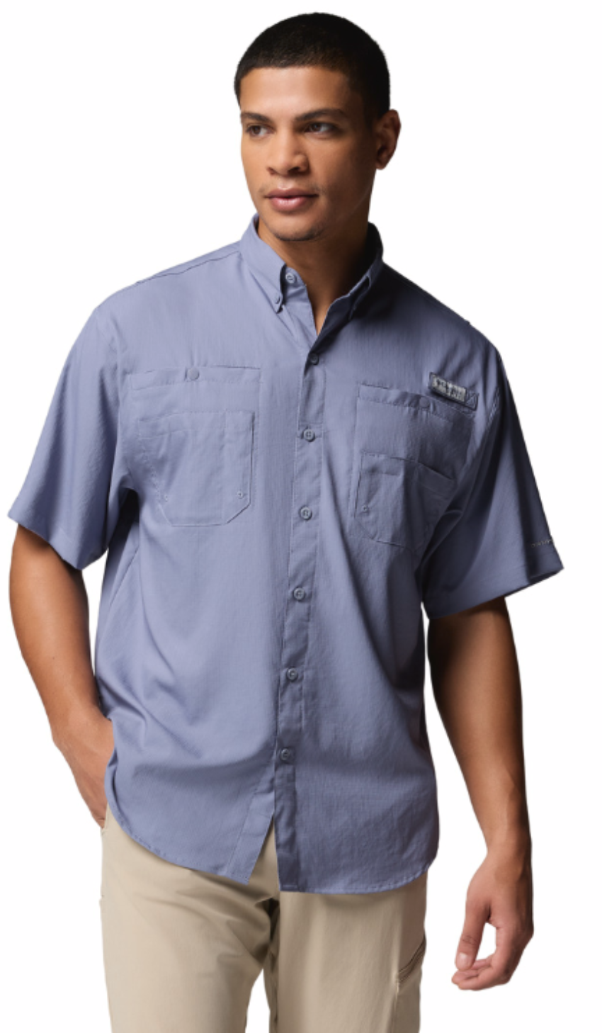 Columbia Men's Tamiami II SS Shirt New Moon