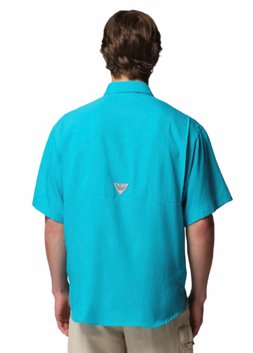 Columbia Men's Tamiami II SS Shirt Ocean Teal