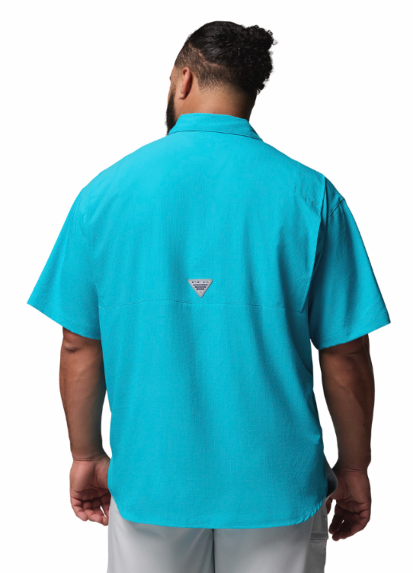 Columbia Men's Tamiami II SS Shirt Ocean Teal