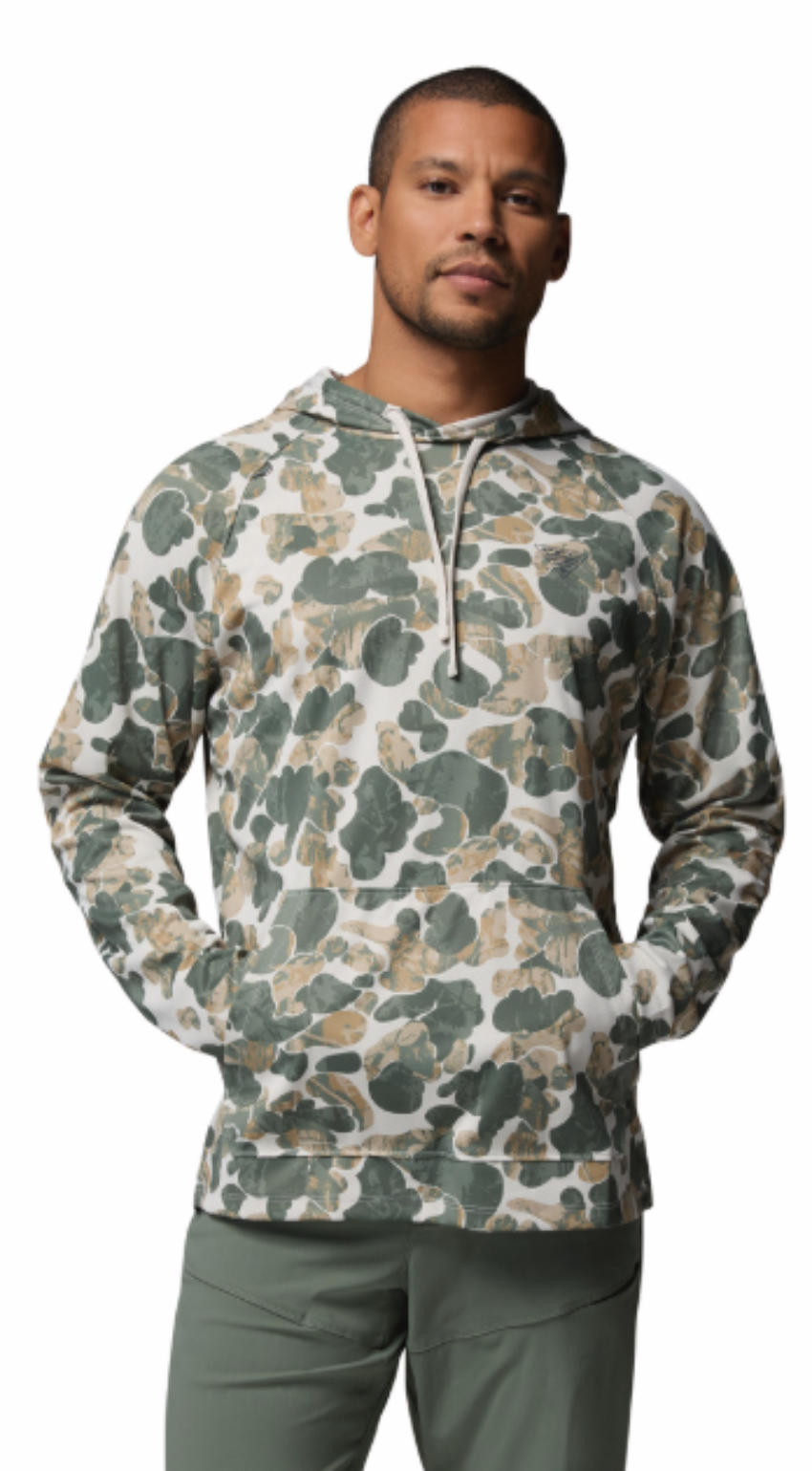 Columbia Men's Wild Cast Camp Hoodie Dark Stone Deltawoods
