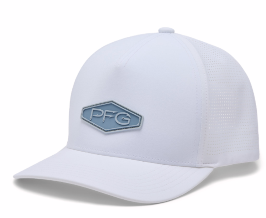 Columbia PFG Elite 110 Snap Back White