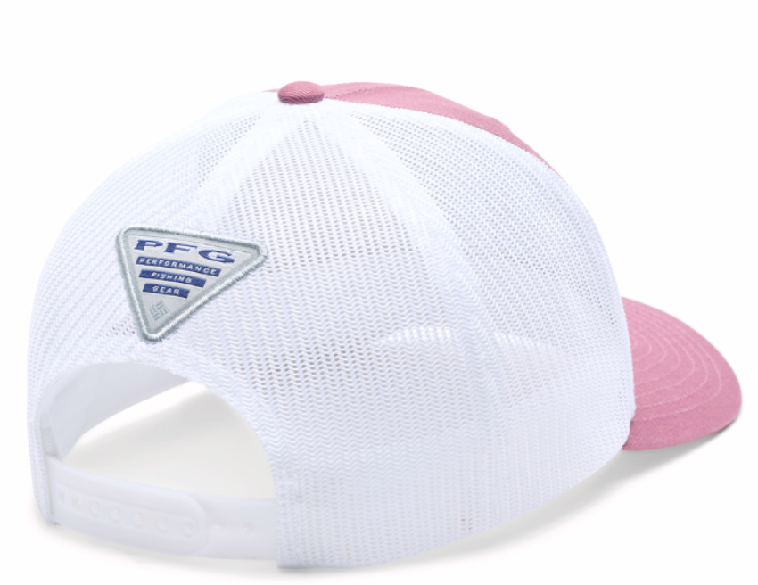 Columbia PFG Fish Flag Mesh Snap Back Antique Mauve