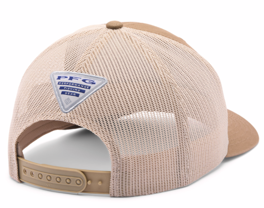 Columbia PFG Logo Mesh Snap Back Truffle