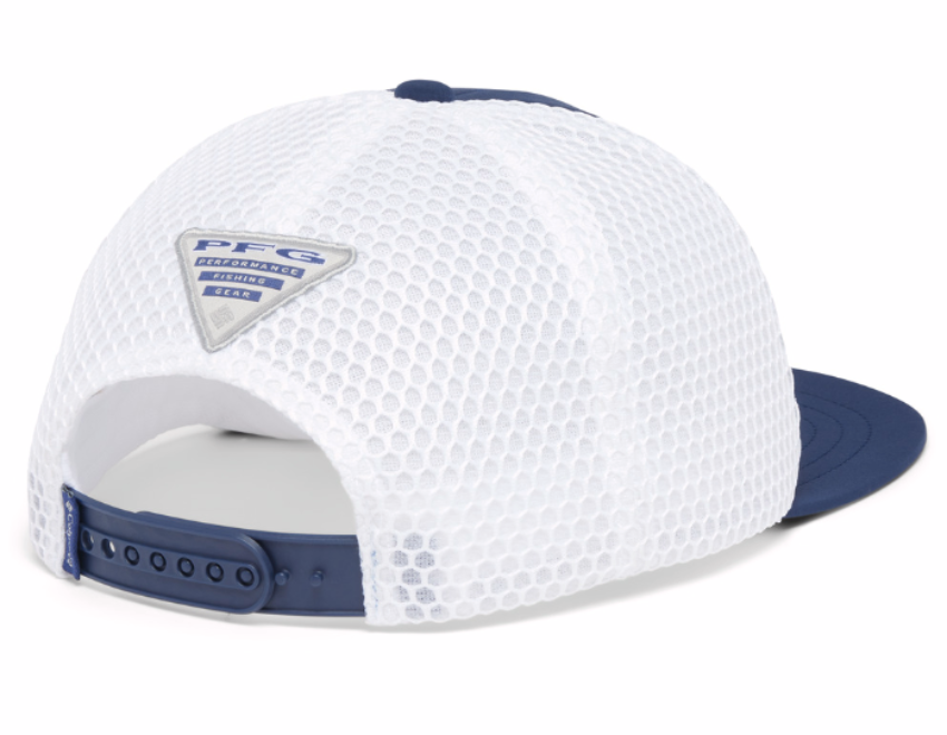 Columbia PFG Skip Cast Mesh Snap Back Hat Navy
