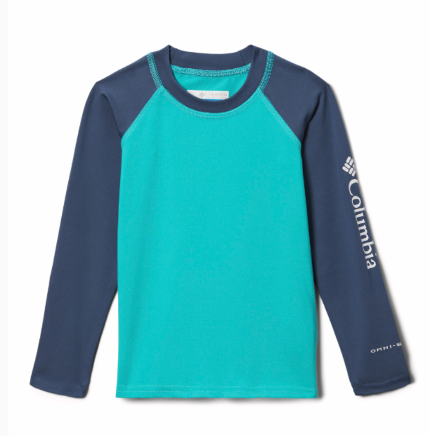 Columbia Toddler Sandy Shores LS Sunguard Bright Aqua