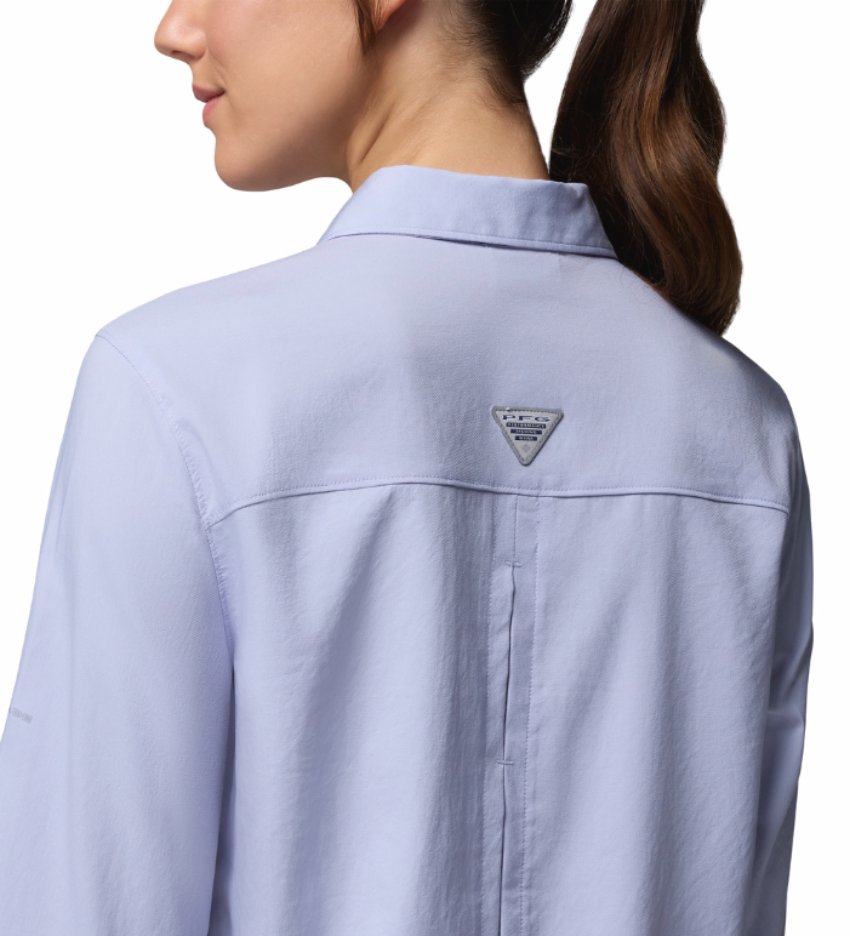 Columbia Women's PFG Castback Woven LS Shirt Twilight