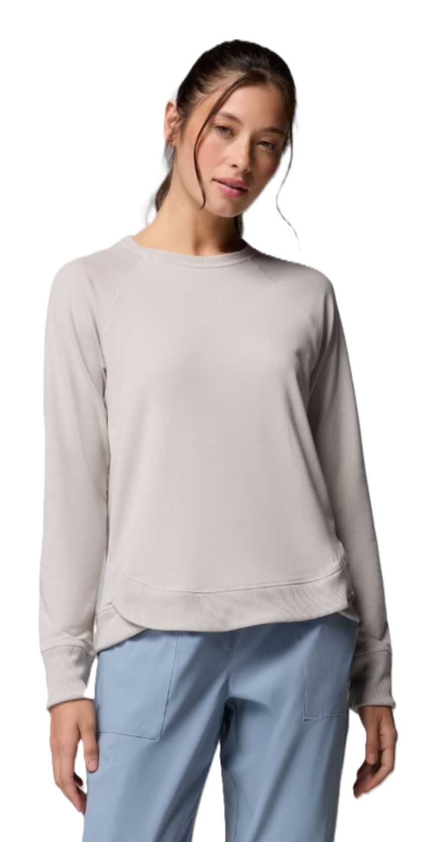 Columbia Women's PFG Open Water Essential Crew Light Cloud

