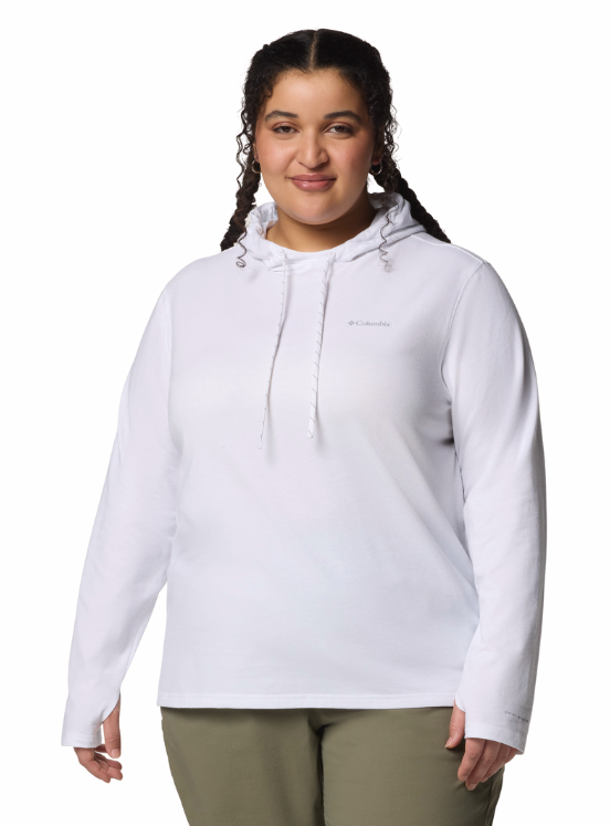 Columbia Women's Sun Trek Hoodie II White