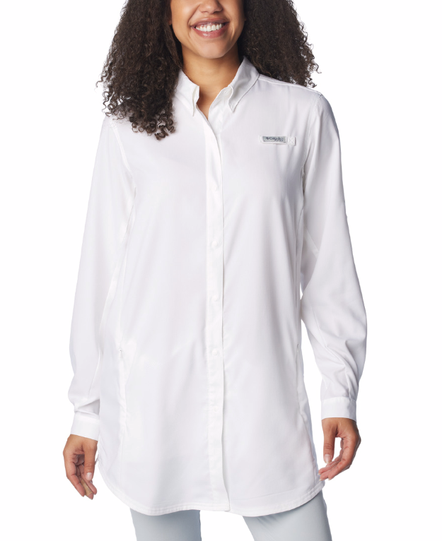 Columbia Women's Tamiami LS Tunic White