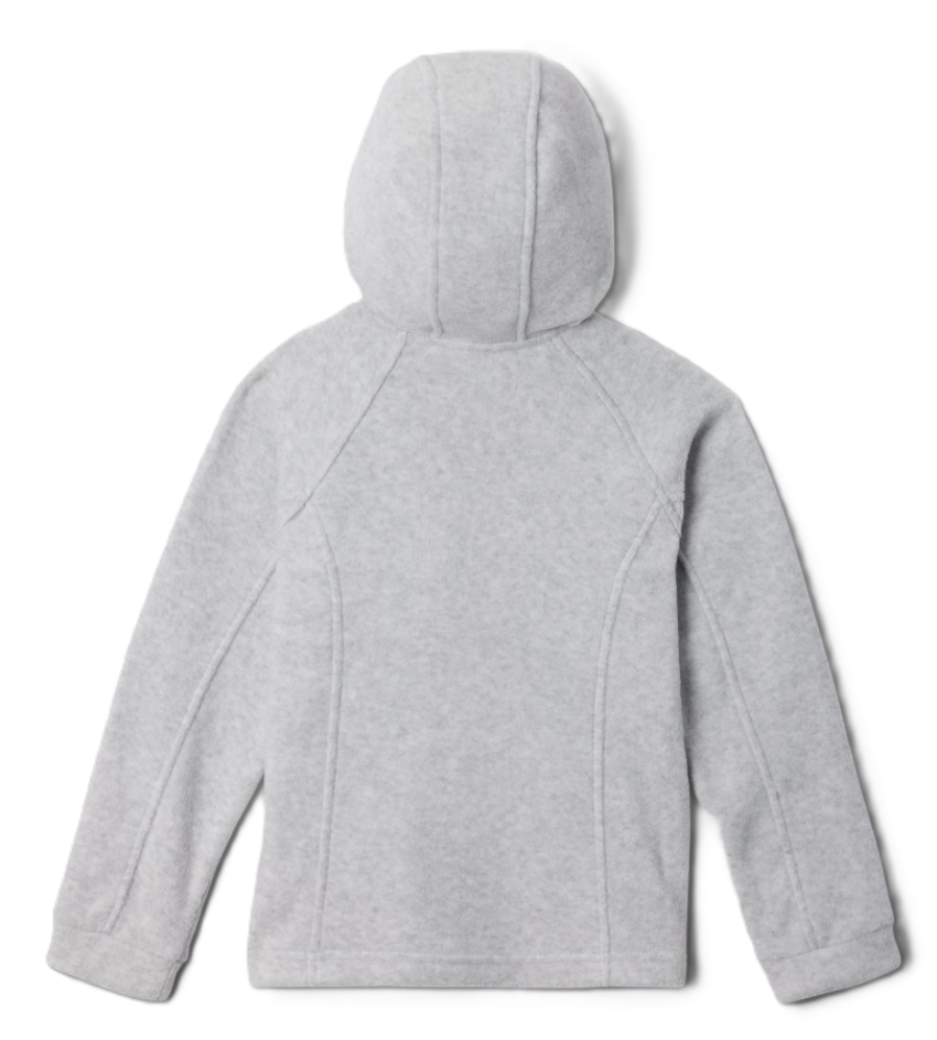 Columbia Youth Benton Springs II Hooded Fleece Jacket Cirrus Grey Heather