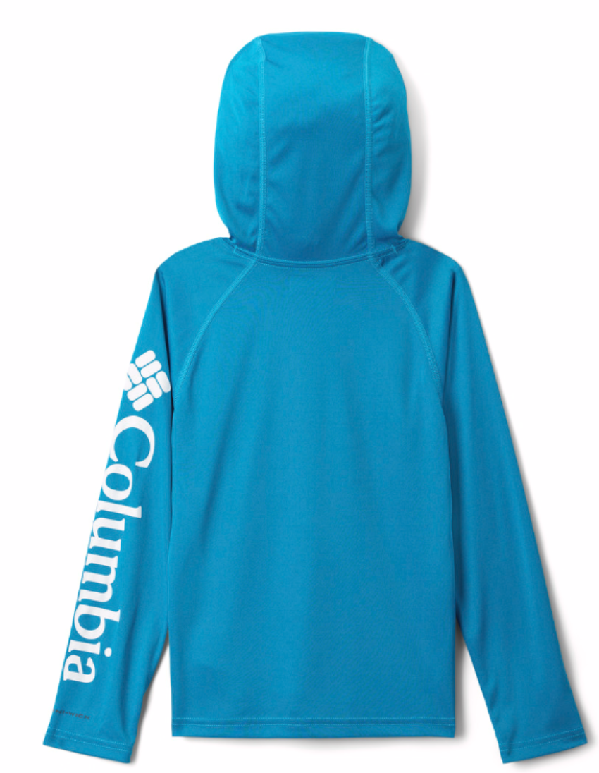 Columbia Youth Terminal Tackle Hoodie Blue Echo