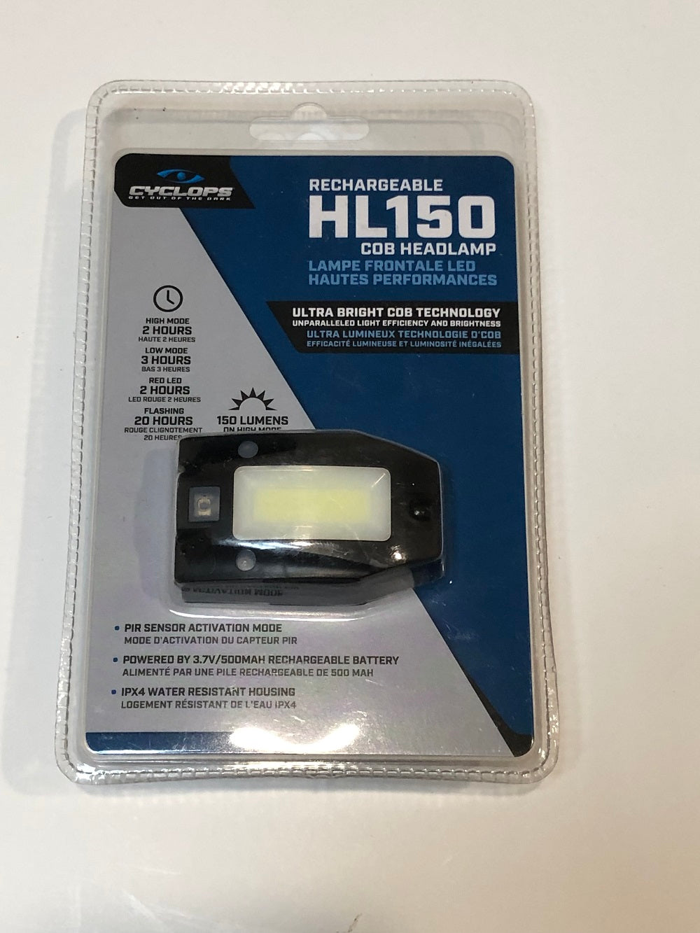 Cyclops Rechargeable Headlamp HL150