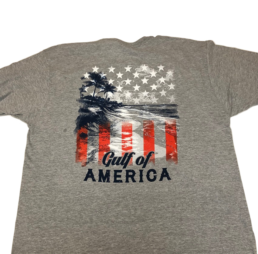 Gulf of America T-Shirt Grey