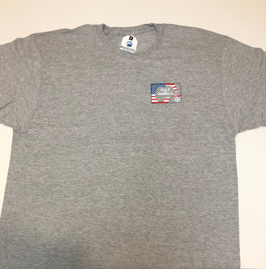 Gulf of America T-Shirt Grey