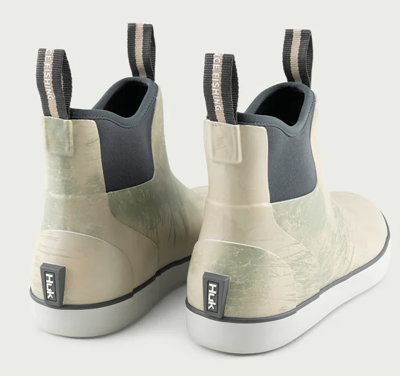 HUK Men's Printed Rogue Wave Boots Silver Birch