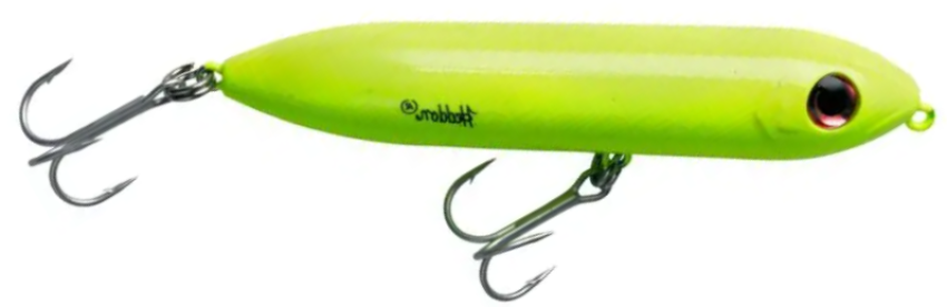 Heddon Saltwater Super Spook, Jr. 3-1/2" 1/2oz Chartreuse