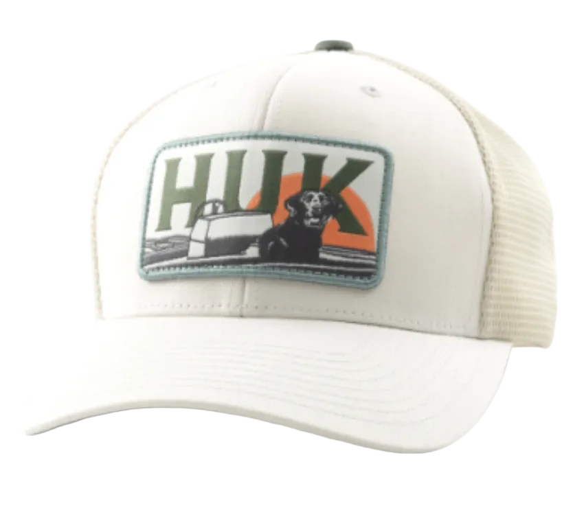 Huk Dog Patch Trucker Hat Egret
