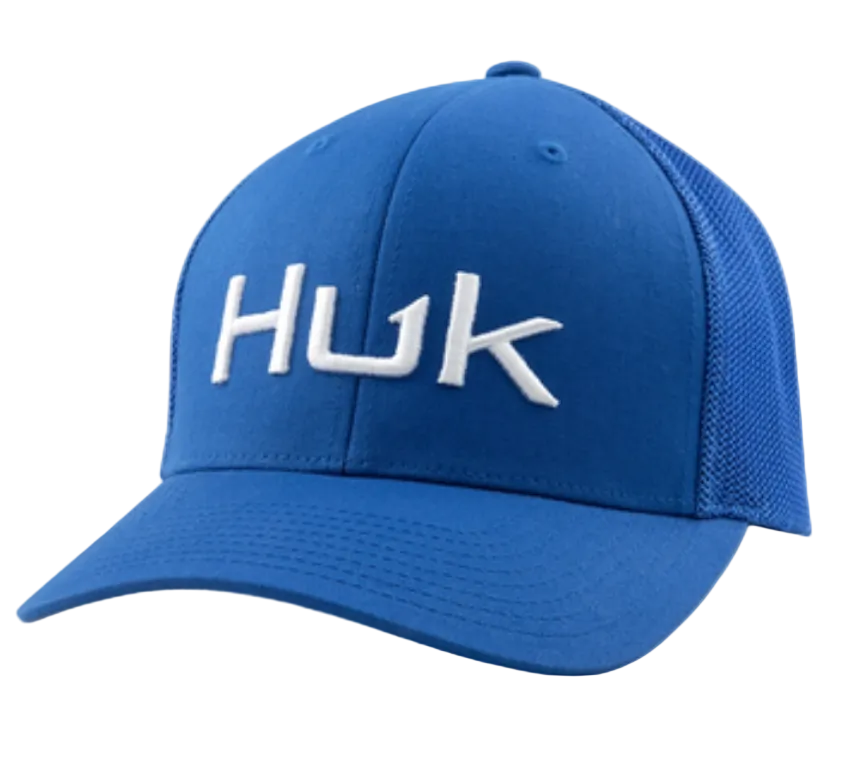 Huk Embroidered 110 Trucker Hat Vessel Blue
