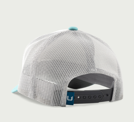 Huk Kid's Lab Patch Trucker Hat Marine Blue