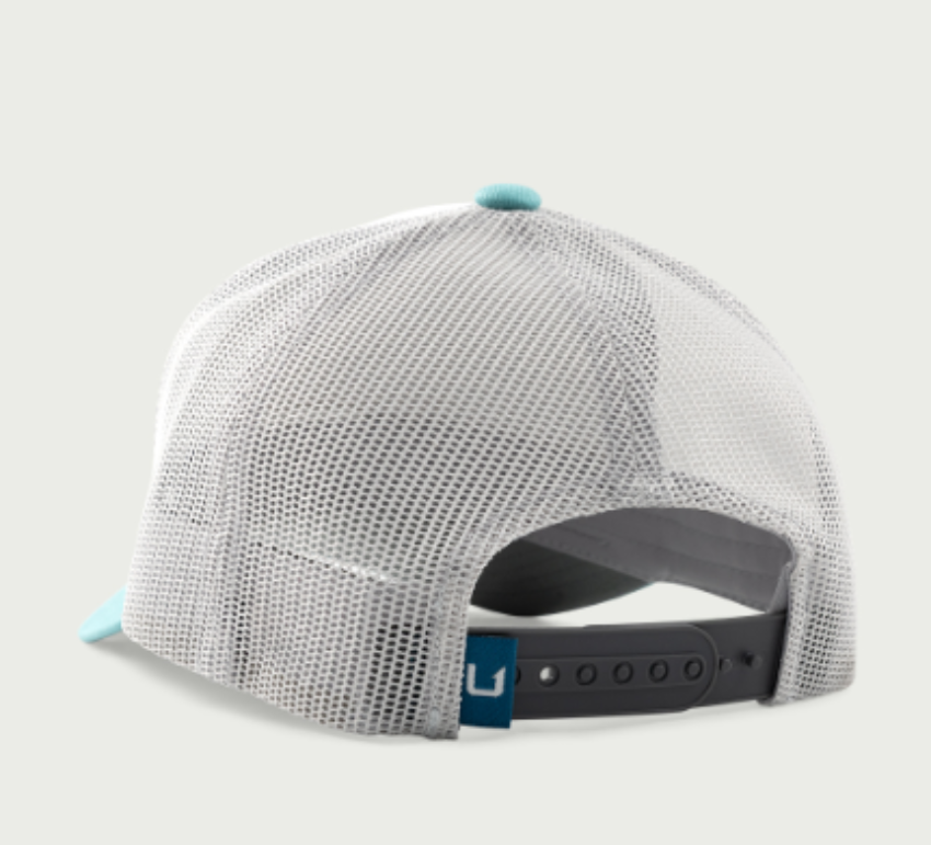 Huk Kid's Lab Patch Trucker Hat Marine Blue