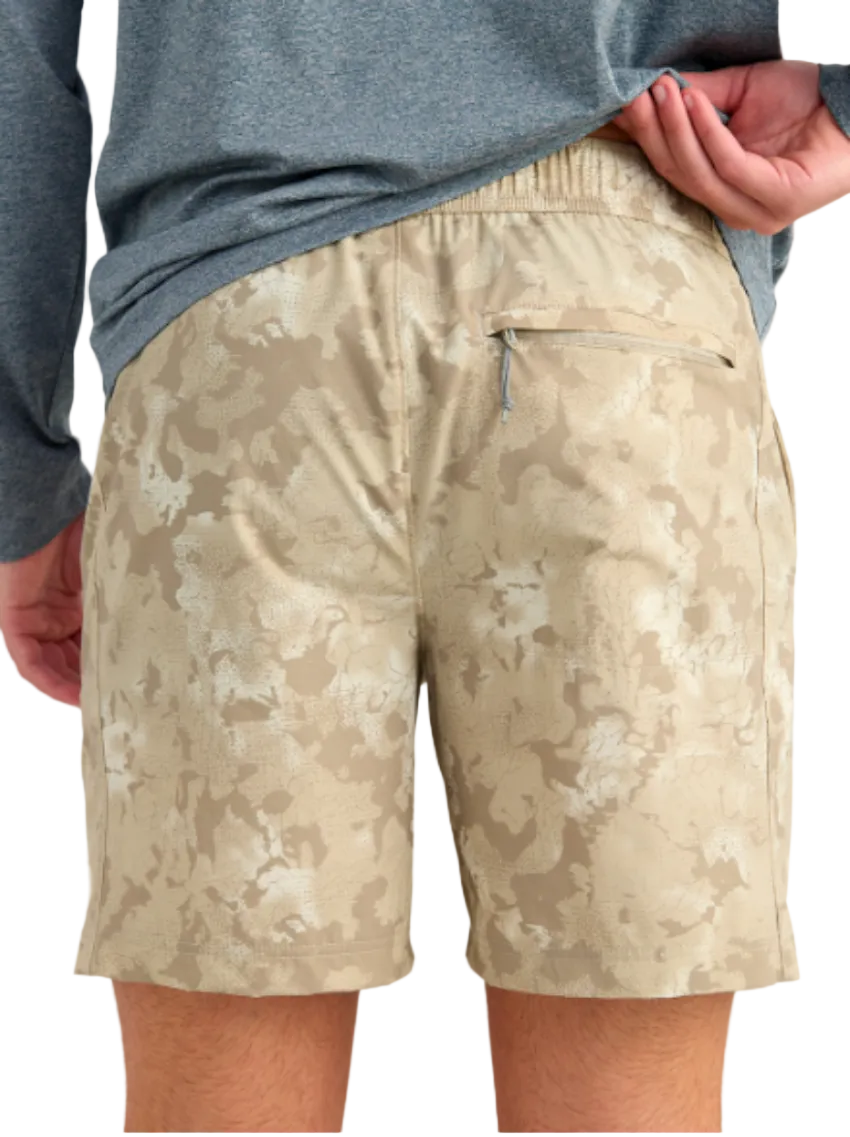 Huk Men's Airweight KC Printed Shorts River Rock