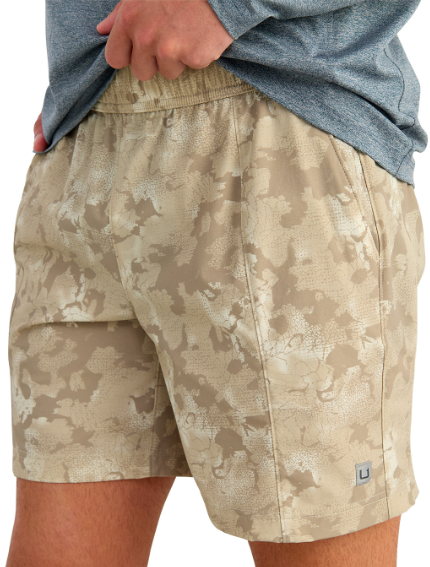 Huk Men's Airweight KC Printed Shorts River Rock