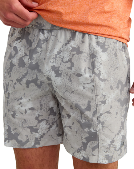 Huk Men's Airweight KC Printed Shorts Sharkskin