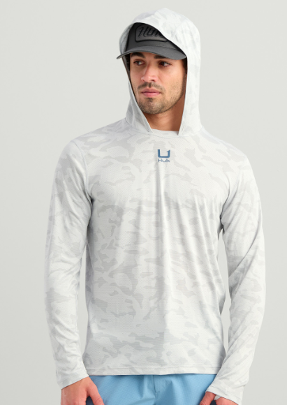 Huk Men's Andros Hoodie Seagull