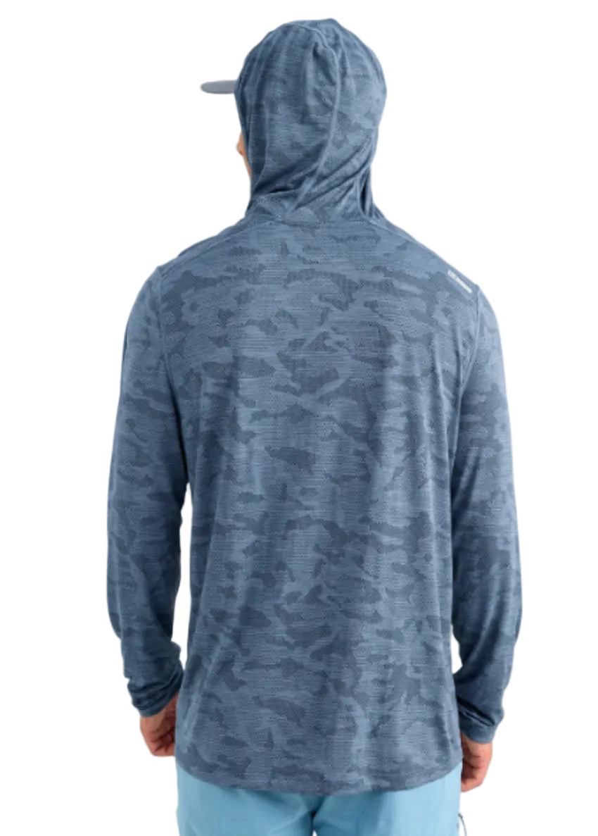 Huk Men's Andros Hoodie Stormy Blue