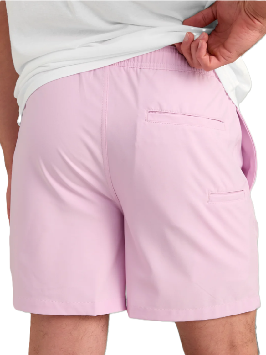 Huk Men's Pursuit Volley Swim Shorts Oleander