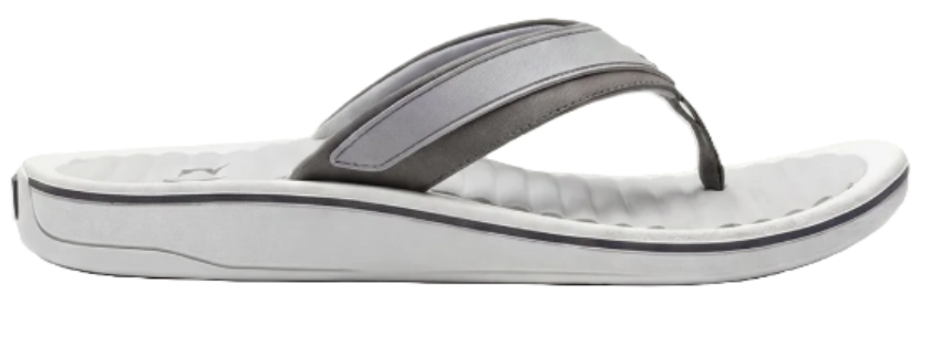 Huk Men's Rogue Island Performance Flip-Flop Grey