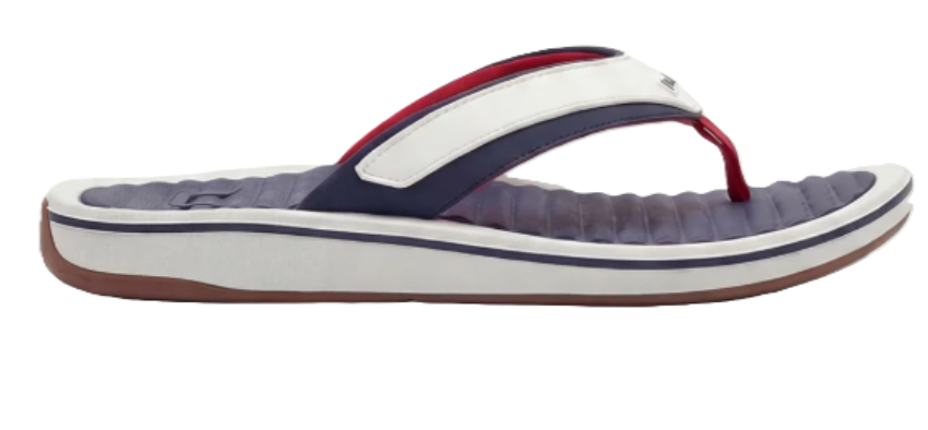 Huk Men's Rogue Island Performance Flip-Flop Naval Academy