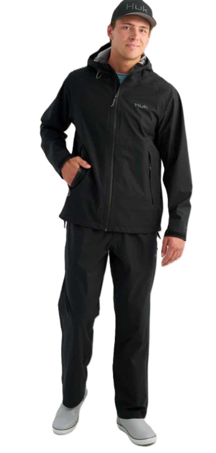 Huk Men's Storm 3-Layer Jacket Black
