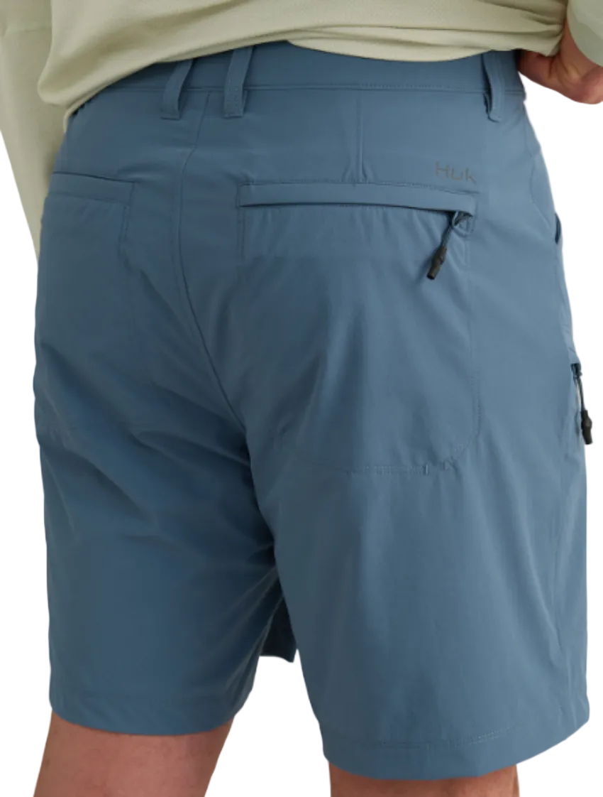 Huk Men's Watershed Fishing Shorts Stormy Blue