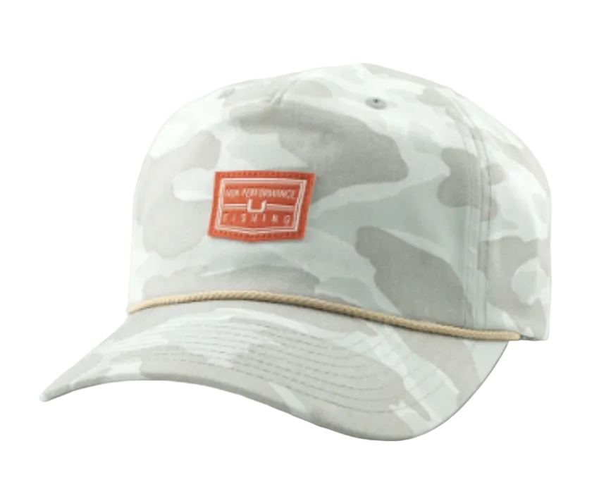 Huk Printed Unstructured Hat Silver Birch
