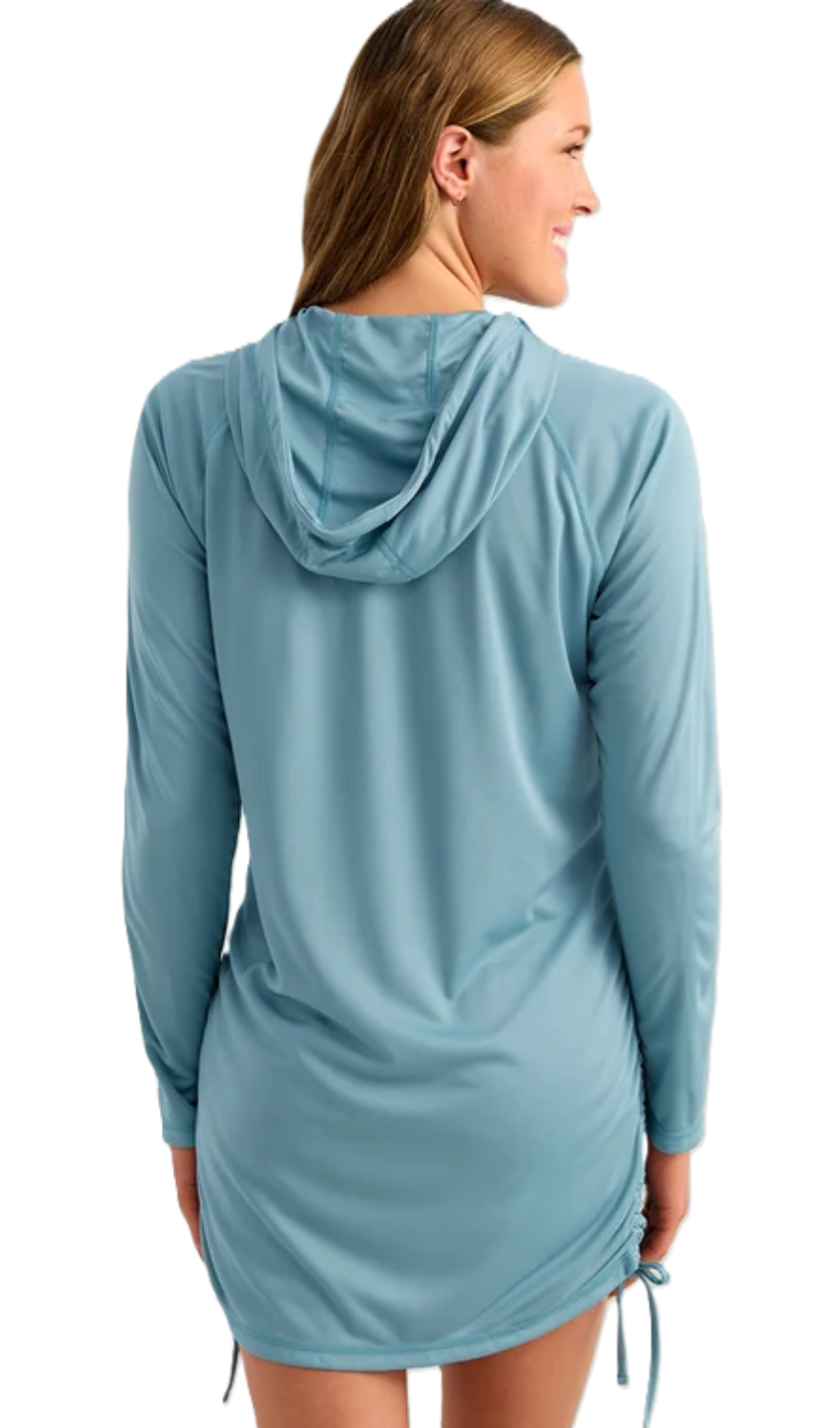 Huk Women's Pursuit Cover-Up Dress Blue Shadow
