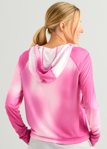 Huk Women's Pursuit Novelty Top Print Oleander