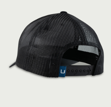 Huk and Bars Trucker Hat Black