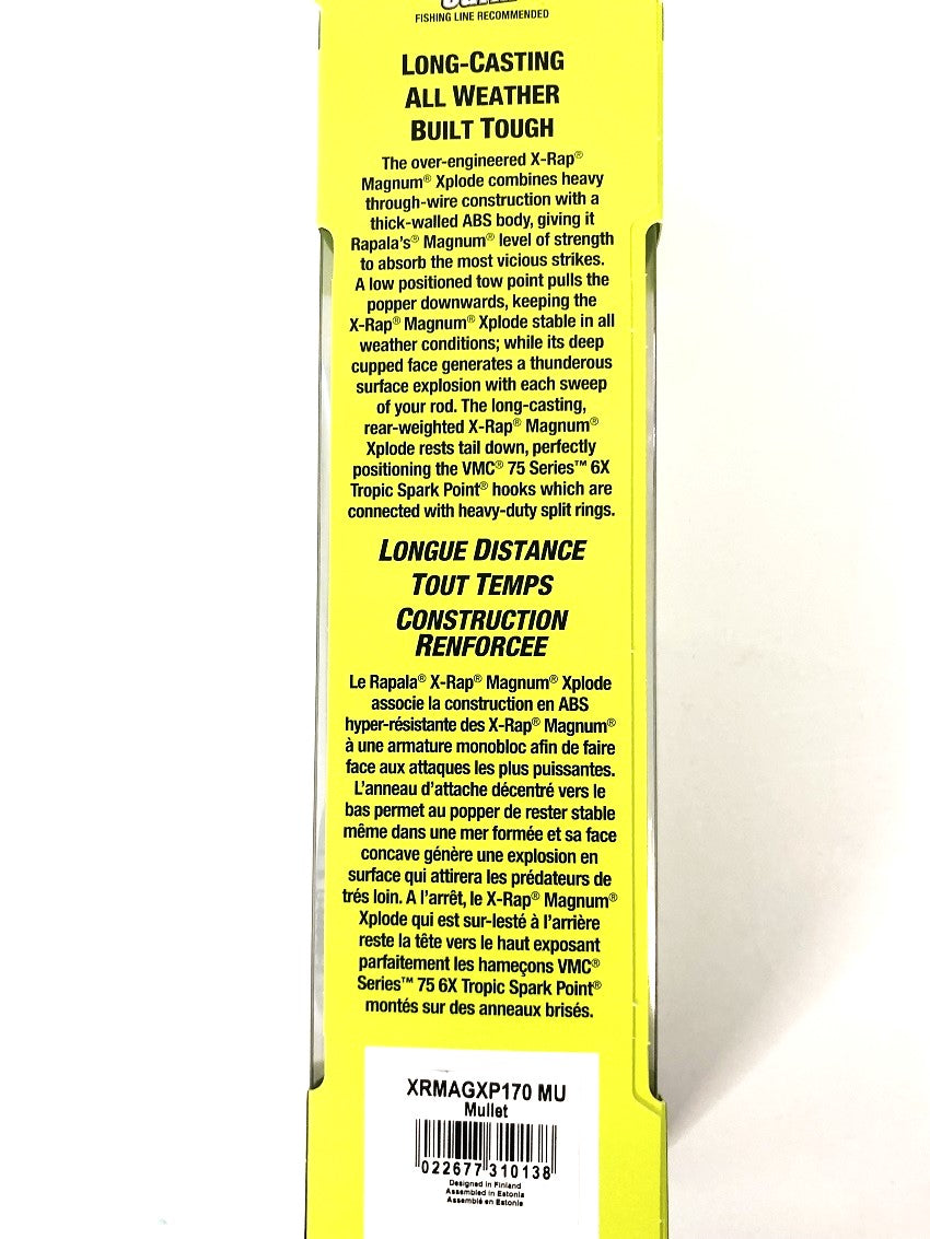 Rapala Saltwater X-Rap Magnum Xplode Mullet 170