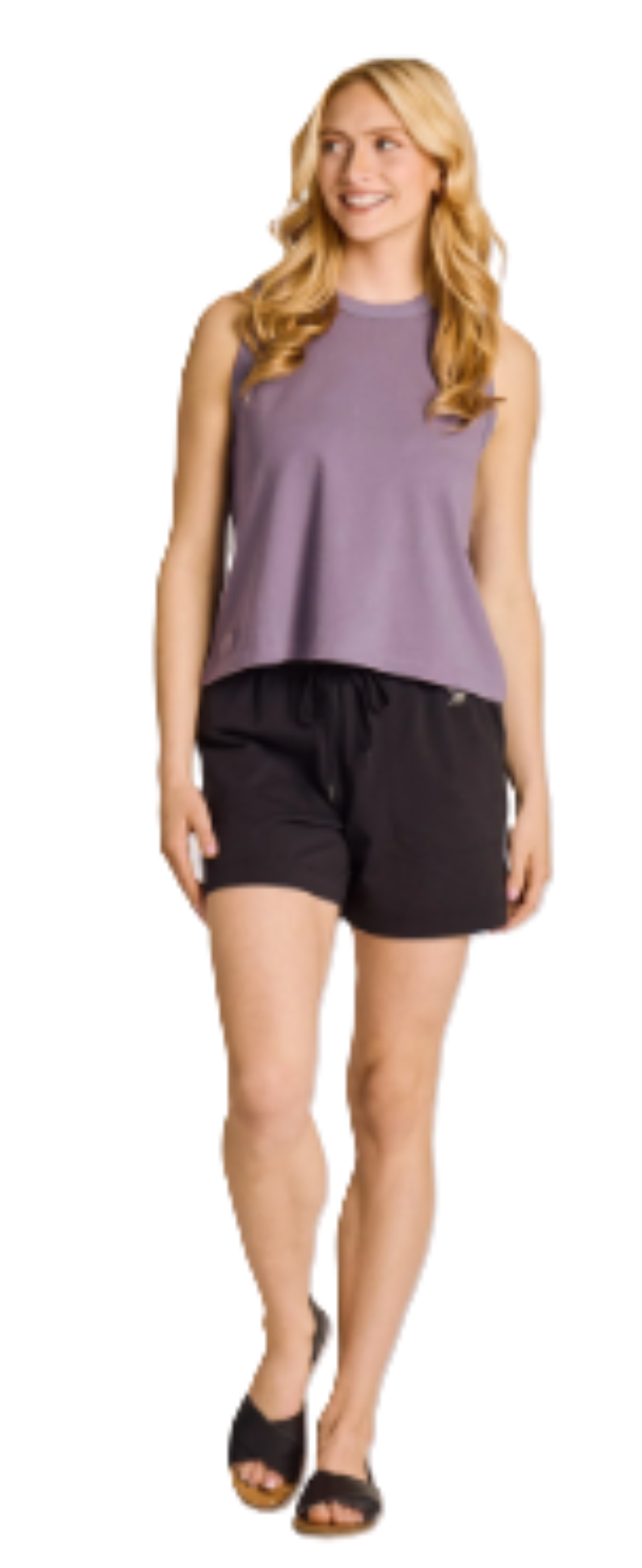 Life Is Good Women's Solid Crusher-FLEX Shorts True Black
