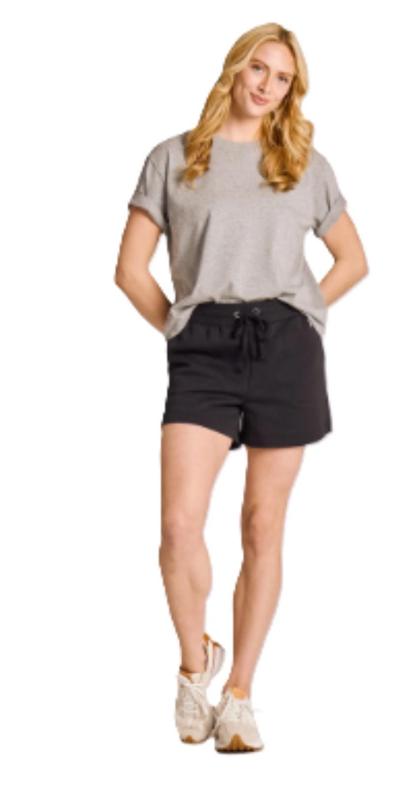 Life Is Good Women's Solid Good Vibes Shorts True Black