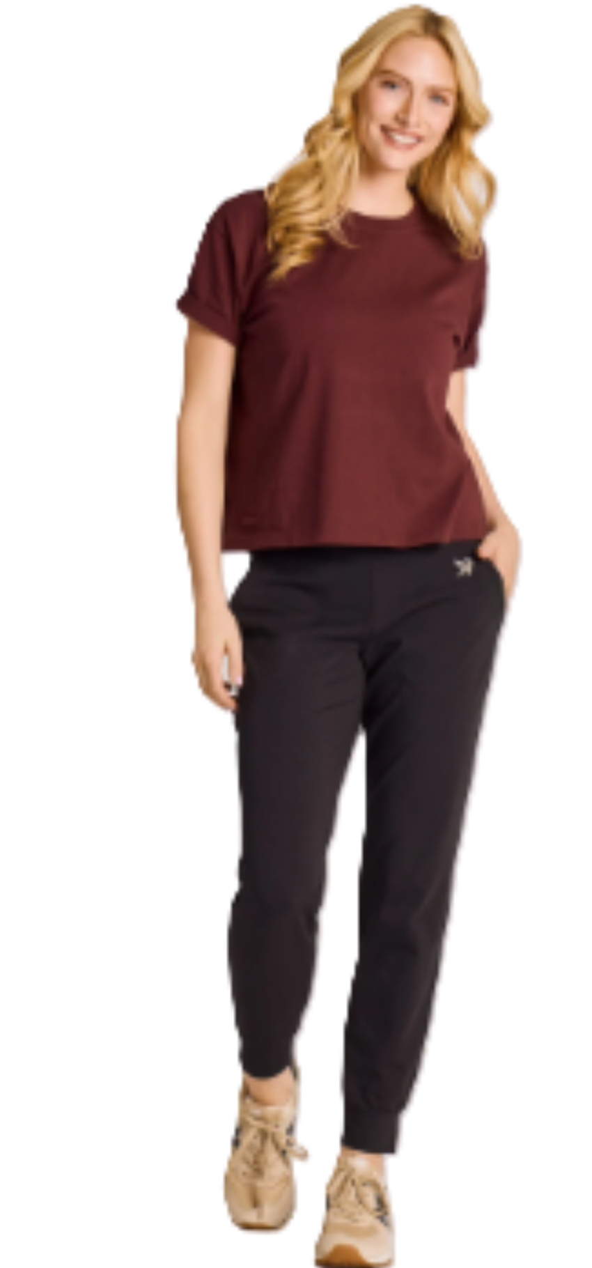 Life is Good Women's Solid Crusher-FLEX Joggers True Black