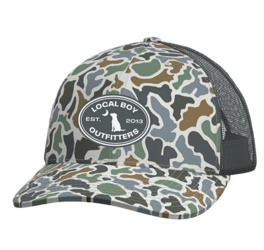 Local Boy Classic Oval Trucker Hat Camo