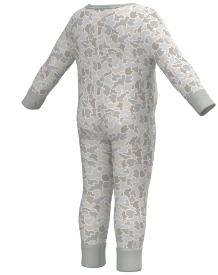Local Boy Infant Body Suit Forest Camo Saltwater
