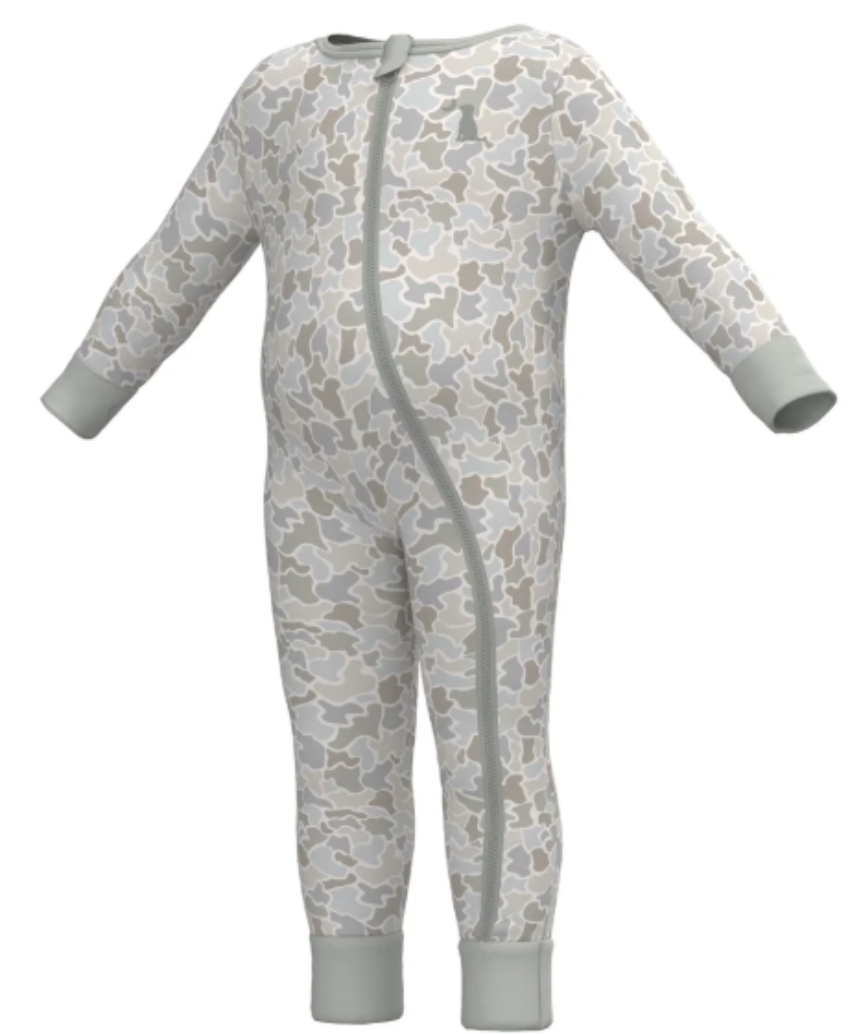 Local Boy Infant Body Suit Forest Camo Saltwater
