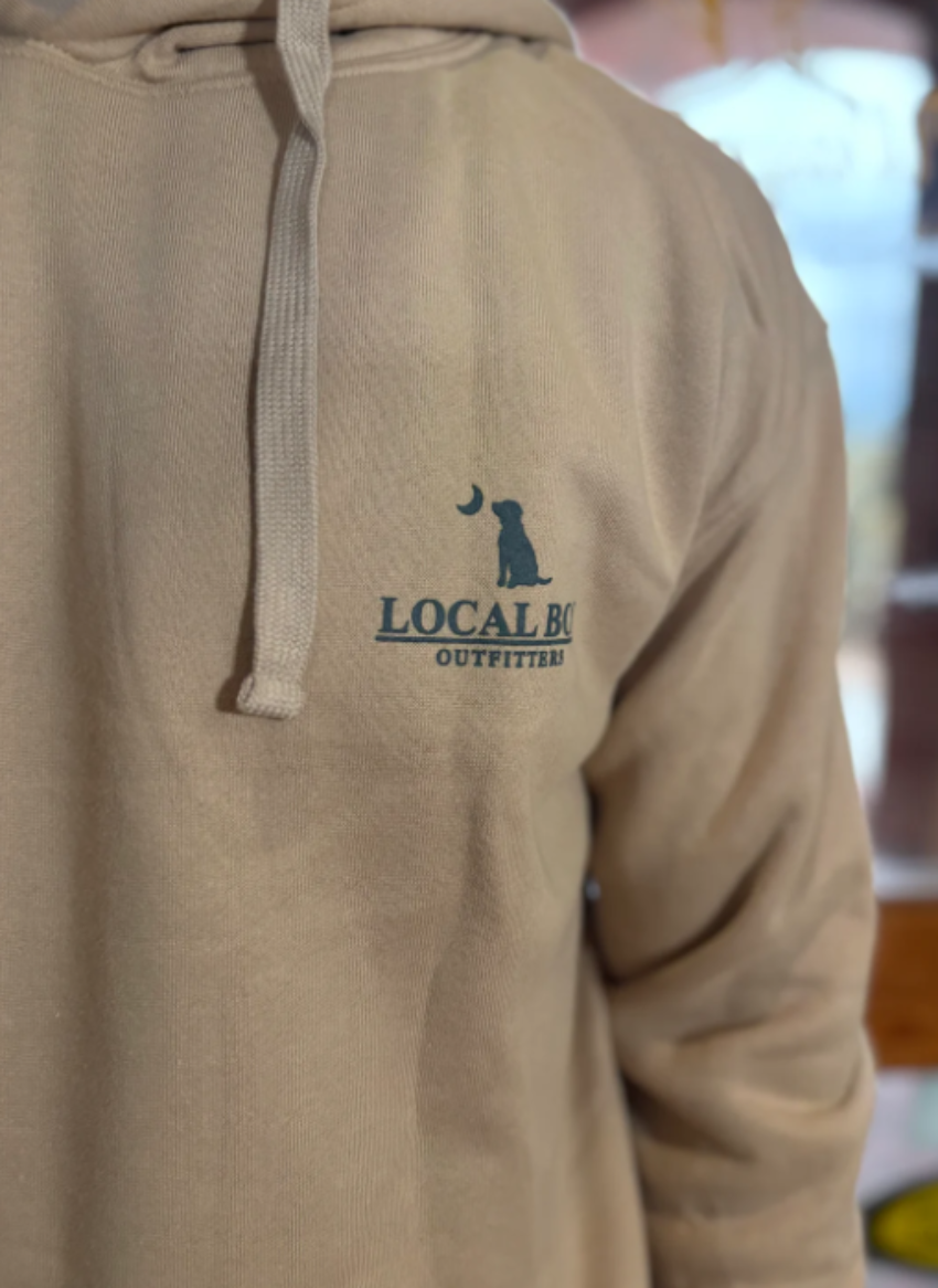 Local Boy Men's BWH LCF Bluff Dog and Moon Hoodie Desert Sand