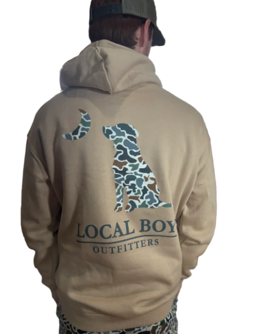 Local Boy Men's BWH LCF Bluff Dog and Moon Hoodie Desert Sand