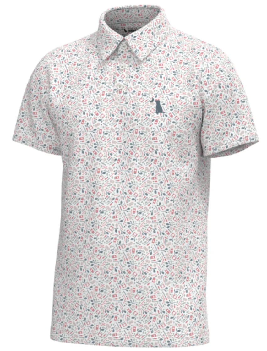 Local Boy Men's Dirty Myrtle Polo Bloody