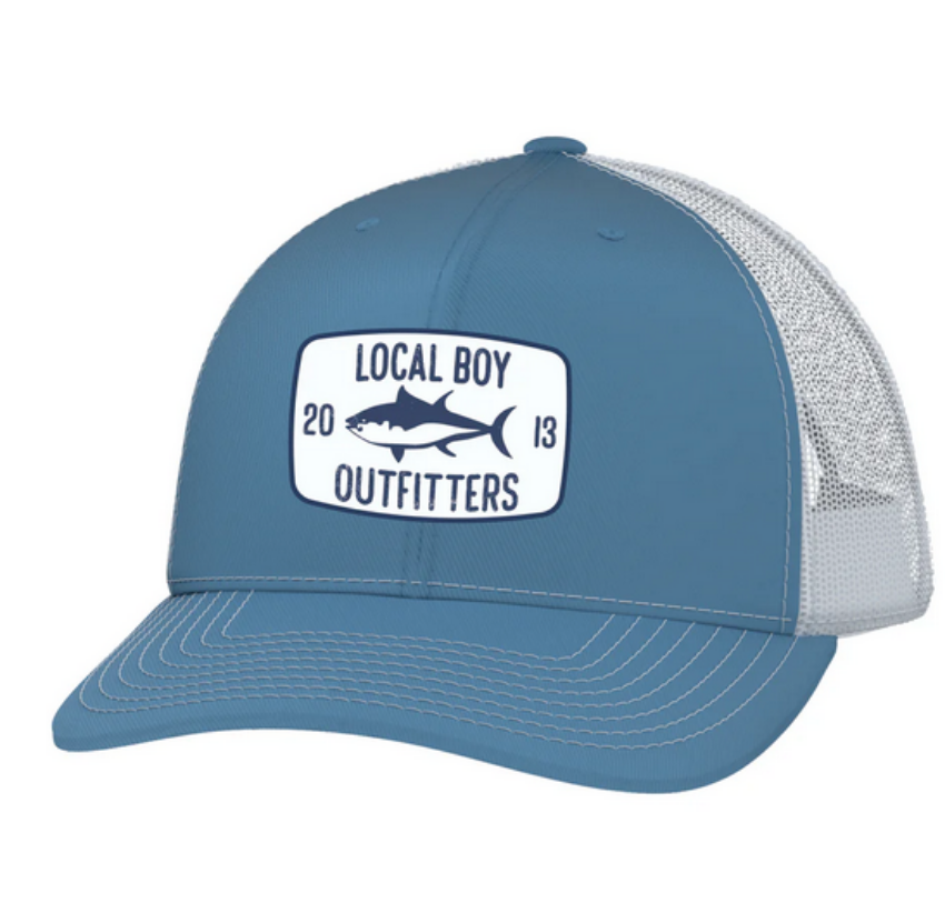 Local Boy Ole Tuna Trucker Hat Blue